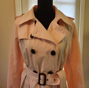 Petal Pink Trench Coat